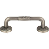 Atlas Homewares Hammered Medallion Pull 3 Inch (c-c) Pewter