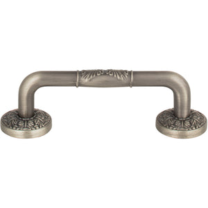 Atlas Homewares Hammered Medallion Pull 3 Inch (c-c) Pewter