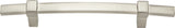 Atlas Homewares Buckle Up Pull 5 1/16 Inch (c-c) Brushed Nickel