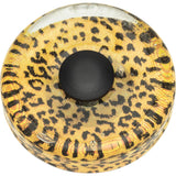 Atlas Homewares Cheetah Glass Round Knob 1 1/2 Inch Matte Black