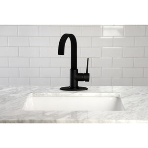Kingston Brass LS8610NYL New York One-Handle 1-Hole Deck Mounted Bar Faucet, Matte Black