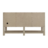 Breckenridge 60" Double Vanity, Whitewashed Oak