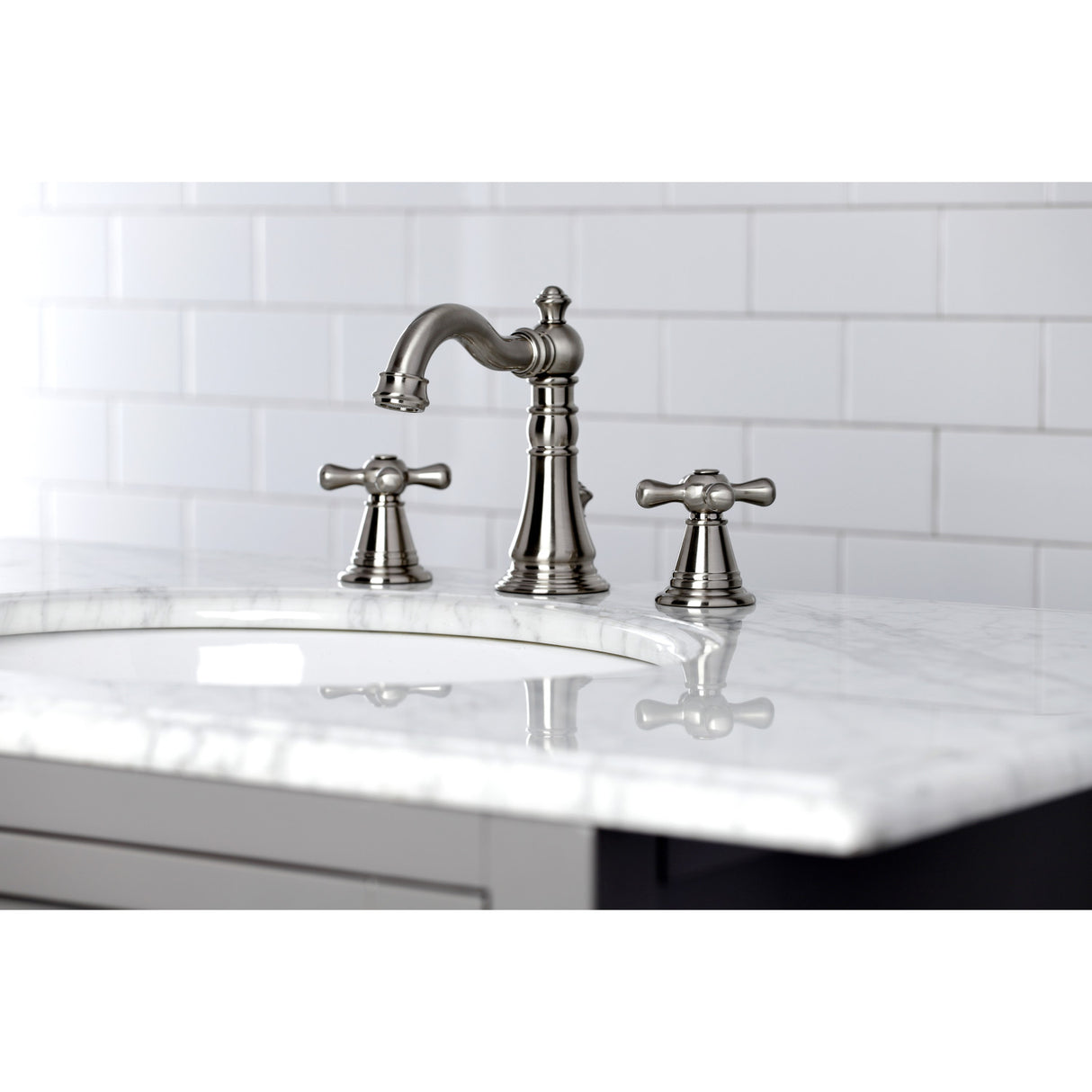 Fauceture FSC1978AAX American Classic 8 in. Widespread Bathroom Faucet, Brushed Nickel