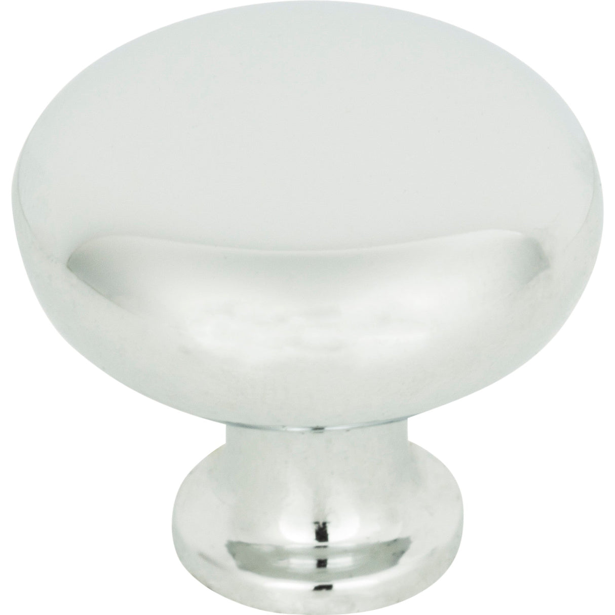 Atlas Homewares Round Knob 1 1/4 Inch Polished Chrome