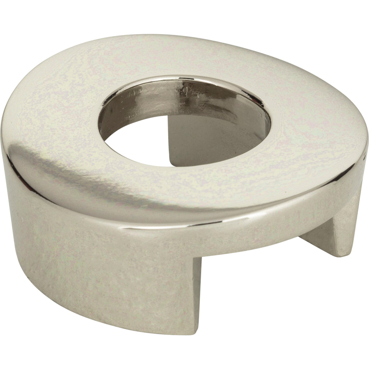 Atlas Homewares Centinel Round Knob 1 1/4 Inch (c-c) Polished Nickel