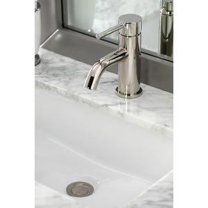 Fauceture LS822DLPN Concord Single-Handle Bathroom Faucet with Push Pop-Up, Polished Nickel
