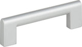 Atlas Homewares Round Rail Pull 3 3/4 Inch (c-c) Matte Chrome