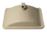 ALFI brand ABC603 White 24" Rectangular Undermount Ceramic Sink