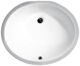 ANZZI LS-AZ103 Pegasus Series 18.25 in. Ceramic Undermount Sink Basin in White