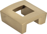 Atlas Homewares Centinel Square Knob 1 1/4 Inch (c-c) Champagne