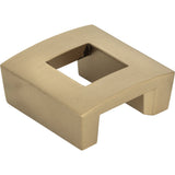 Atlas Homewares Centinel Square Knob 1 1/4 Inch (c-c) Champagne