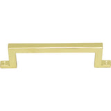 Atlas Homewares Campaign Bar Pull 3 3/4 Inch (c-c) Polished Brass