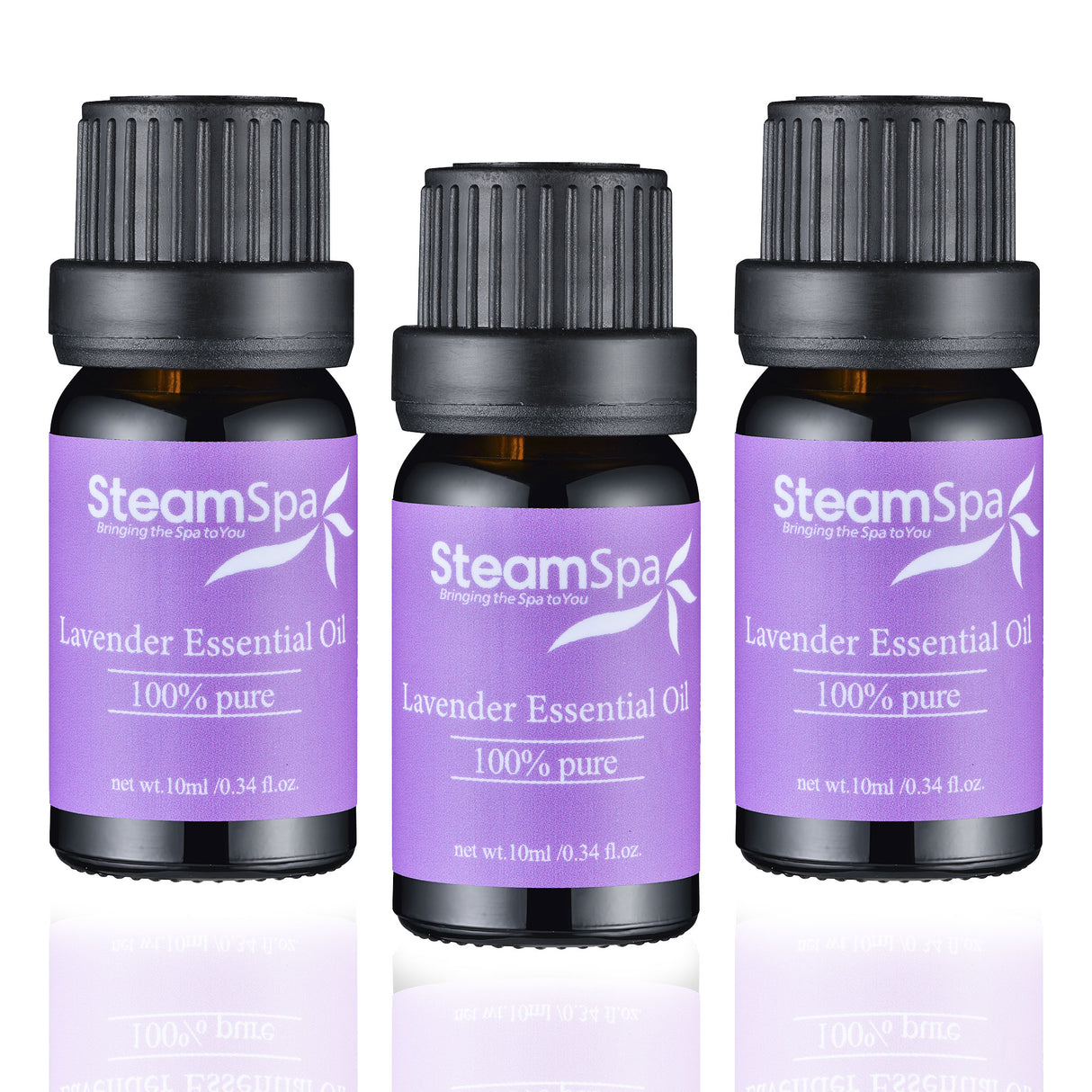 SteamSpa Essence of Lavender Aromatherapy Oil Extract Value Pack G-OILLAV3