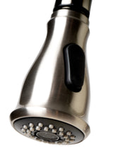Brushed Nickel Traditional Gooseneck Pull Down Kitchen Faucet