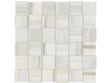Anatolia Tile 2X2 Basketweave Mayfair Zebrino Polished Porcelain Mosaics. 1 Sheet = .98 Sq. Ft. 4501-0135-1 Zebrino 2x2 Basketweave Polished - premium natural stone mosaic tile from Anatolia Tile, available at PoshHaus showroom in Keene, NH