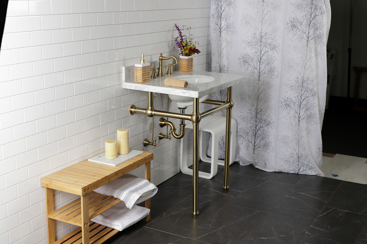 Fauceture FSC1973ACL American Classic Widespread Bathroom Faucet, Brushed Brass