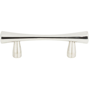 Atlas Homewares Fluted Pull 2 1/2 Inch (c-c) Polished Stainless Steel
