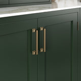 Atlas Homewares Erika Pull 7 9/16 Inch (c-c) Warm Brass