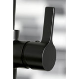 Gourmetier LS8500CTL Continental Single-Handle Pre-Rinse Kitchen Faucet, Matte Black