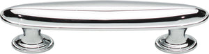 Atlas Homewares Austen Oval Pull 3 Inch (c-c) Polished Chrome