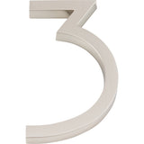 Atlas Homewares Modern Avalon #3 6 Inch Brushed Nickel