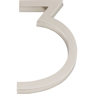 Atlas Homewares Modern Avalon #3 6 Inch Brushed Nickel