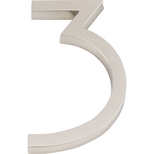 Atlas Homewares Modern Avalon #3 6 Inch Brushed Nickel