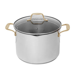 ZLINE 10-Piece Non-Toxic Stainless Steel with 3-Piece Nonstick Ceramic Cookware Set (CWSETL-NS-10)