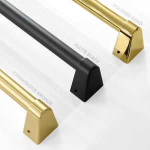 ZLINE Autograph Edition 30 in. Kitchen Package with Stainless Steel Dual Fuel Range and Range Hood with Champagne Bronze Accents (3AKP-RARHDWM30-CB)