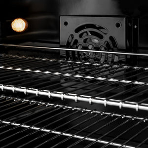 ZLINE Autograph Edition 48 in. 6.7 cu. ft. Classic Double Oven Dual Fuel Range with 8 Burner Gas Cooktop in DuraSnow® Stainless Steel with White Matte Doors and Polished Gold Accents (CDRSZ-WM-48-G)