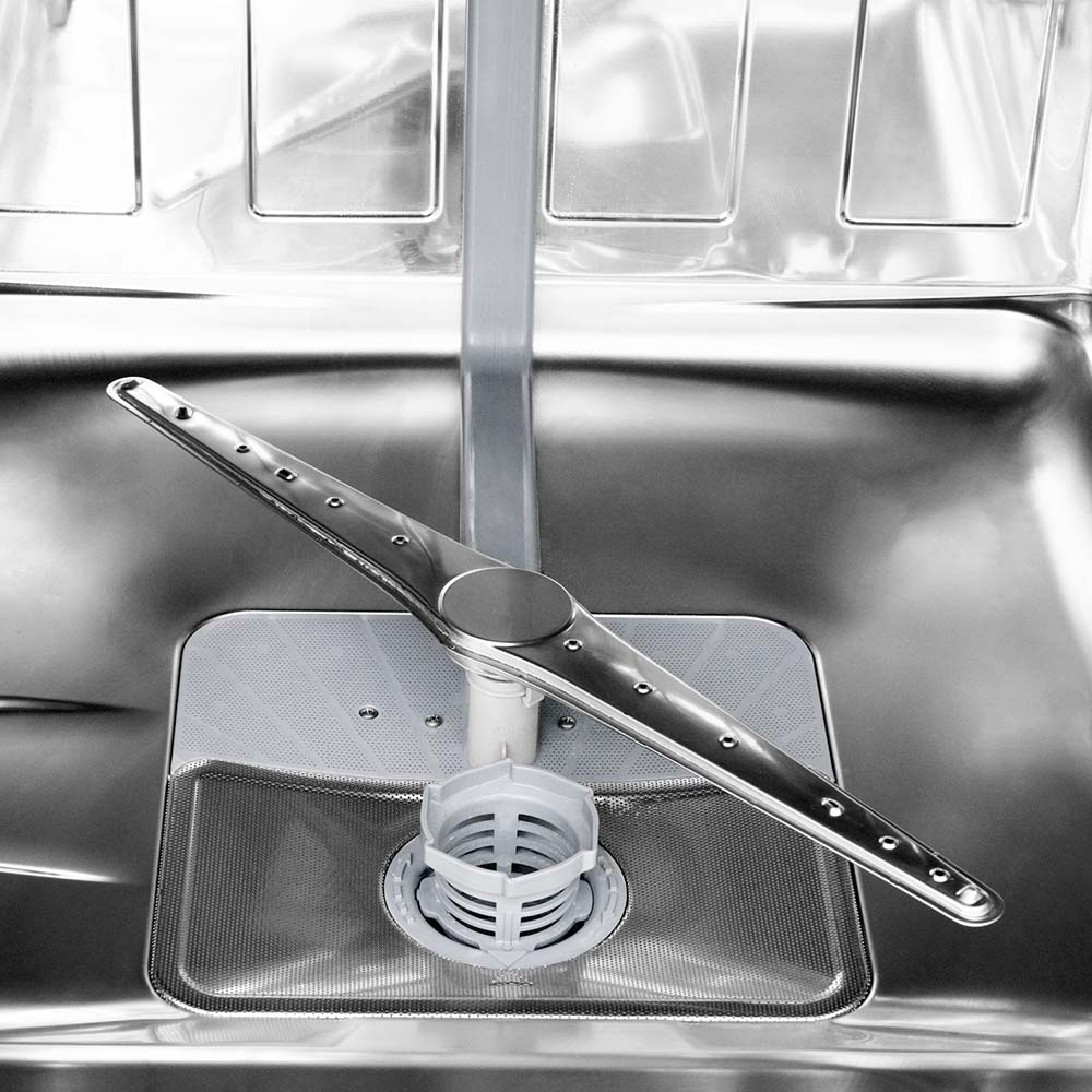 ZLINE 24 in. Tallac Series 3rd Rack Dishwasher with Fingerprint Resistant Stainless Steel Panel and Traditional Handle 51dBa (DWV-SN-24)