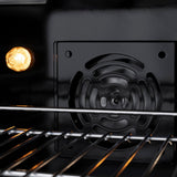 ZLINE Autograph Edition 36 in. 5.2 cu. ft. Paramount Dual Fuel Range with 6 Burner Gas Cooktop and Electric Convection Oven in Black Stainless Steel with Champagne Bronze Accents (SDRBZ-36-CB)