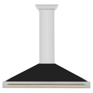 ZLINE Autograph Edition Stainless Steel Range Hood with Black Matte Shell (KB4STZ-BLM-G)