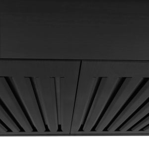 ZLINE Convertible Vent Wall Mount Range Hood in Black Stainless Steel (BSKBN)