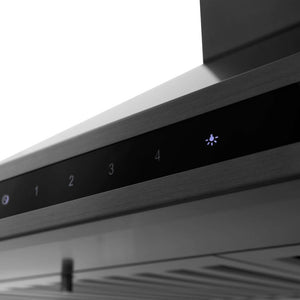 ZLINE Kitchen Package with 30 in. Black Stainless Steel Rangetop and 30 in. Convertible Range Hood (2KP-RTBRH30)