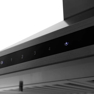 ZLINE Kitchen Package with 36 in. Black Stainless Steel Rangetop and 36 in. Convertible Range Hood (2KP-RTBRH36)