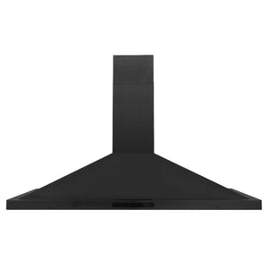 ZLINE Kitchen Package with 48 in. Black Stainless Steel Rangetop, 48 in. Convertible Range Hood and Double Wall Oven (3KP-RTBRH48-AWD)