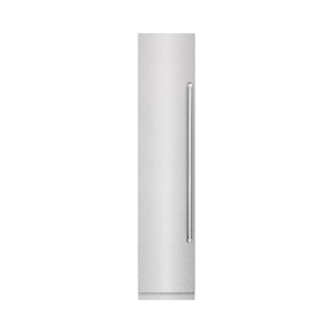 ZLINE 18 in. 8.6 cu. ft. Left Hinge Column Freezer in DuraSnow® Stainless Steel with Graphite Gray Interior (RCFVL-SN-18)