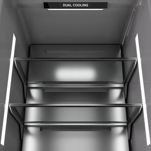 ZLINE 30 in. 16.7 cu. ft. Panel Ready Column Refrigerator with Graphite Gray Interior (RBCRV-30)