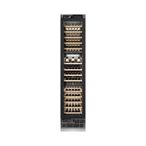 ZLINE 18 in. 9.0 cu. ft. Triple Zone 68 Bottle Panel Ready Left Hinge Column Wine Cooler (RBCWVL-18)