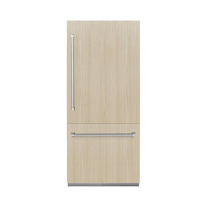 ZLINE 36 in. 19.8 cu. ft. Panel Ready Built-In Bottom Freezer Refrigerator with Water Dispenser and Ice Maker (RBIT-36)