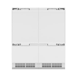 ZLINE 72 in. 39.6 cu. ft. Panel Ready French Door Built-In Bottom Freezer Refrigerator with Water Dispensers and Ice Makers (RBIT-72)