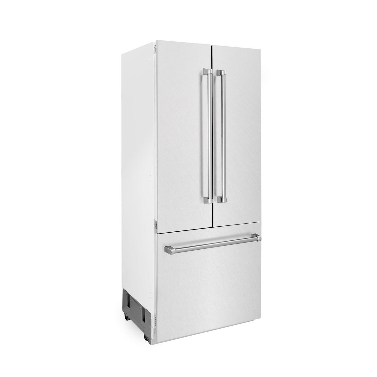 ZLINE 36 in. 19.6 cu. ft. Built-In 3-Door French Door Refrigerator with Internal Water and Ice Dispenser in Fingerprint Resistant Stainless Steel (RBIV-SN-36)