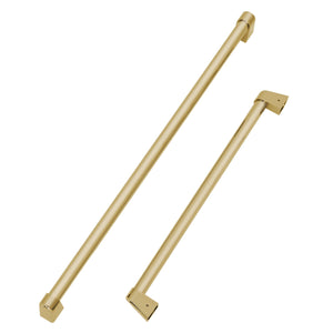 ZLINE Autograph Edition 30 in. Built-in Refrigerator Handles with Accents for RBIV-30 (RBIVHZ-30)-Refrigerator Accessories-RBIVHZ-CB-30 ZLINE Kitchen and Bath