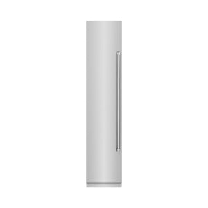 ZLINE 18 in. 8.6 cu. ft. Left Hinge Column Freezer in Stainless Steel with Graphite Gray Interior (RCFVL-304-18)