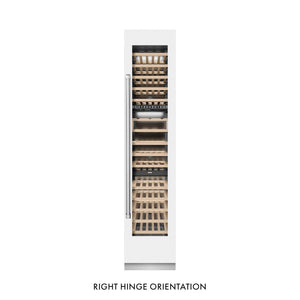 ZLINE 18 in. 9.0 cu. ft. Triple Zone 68 Bottle Right Hinge Column Wine Cooler in White Matte (RCWVR-WM-18)