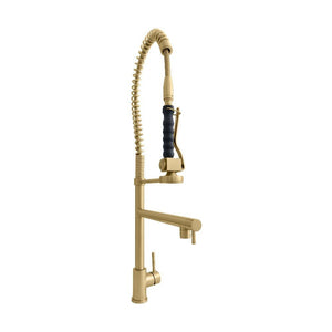 ZLINE Van Gogh Pull Down Spring Kitchen Faucet with Pot Filler in Champagne Bronze (VNG-KF-CB)