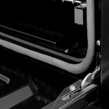 ZLINE 36 in. 5.2 cu. ft. Classic Dual Fuel Range with 6 Burner Gas Cooktop and Electric Convection Oven in Black Stainless Steel (CDRB-36)