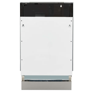 ZLINE 18 in. Tallac Series 3rd Rack Top Control Dishwasher in Custom Panel Ready with Stainless Steel Tub, 51dBa (DWV-18)