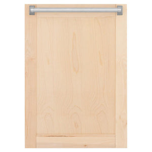 ZLINE 18 in. Tallac Series 3rd Rack Top Control Dishwasher with Unfinished Wood Panel, 51dBa (DWV-UF-18)